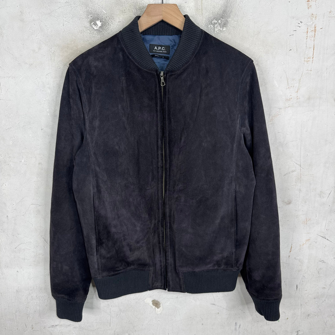 APC Suede Bomber Jacket