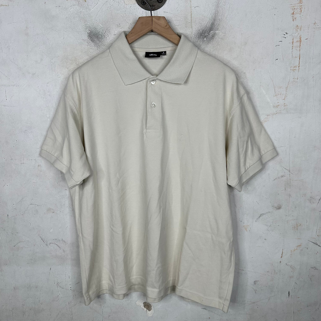 Stussy Cotton White Polo Shirt