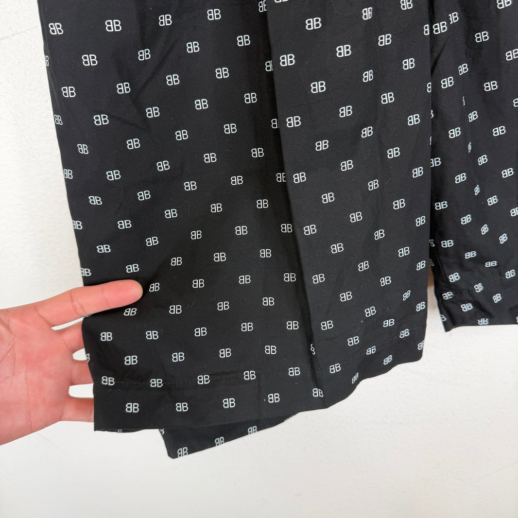 Balenciaga BB Monogram Shorts