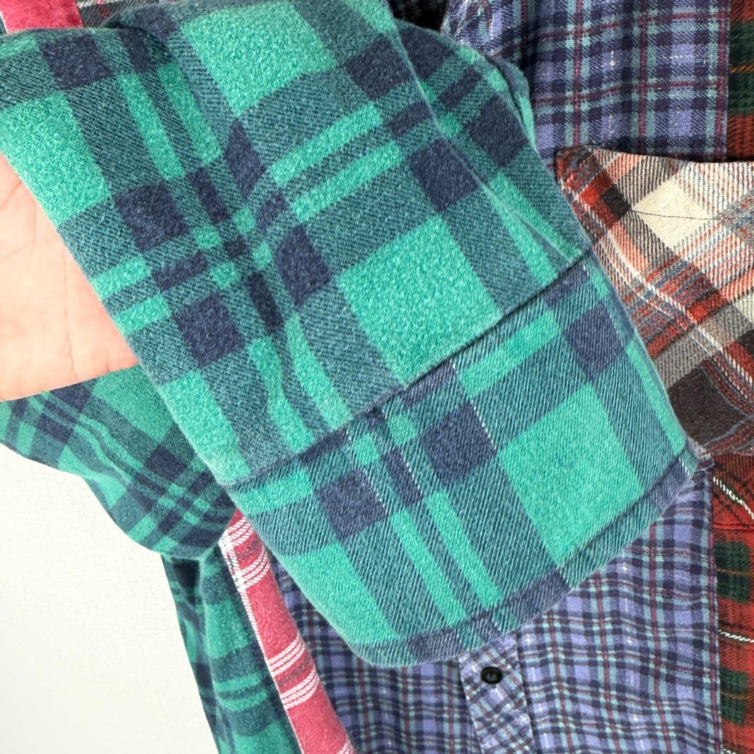 Needles 7 Cut Purple Rebuild Button Up Flannel