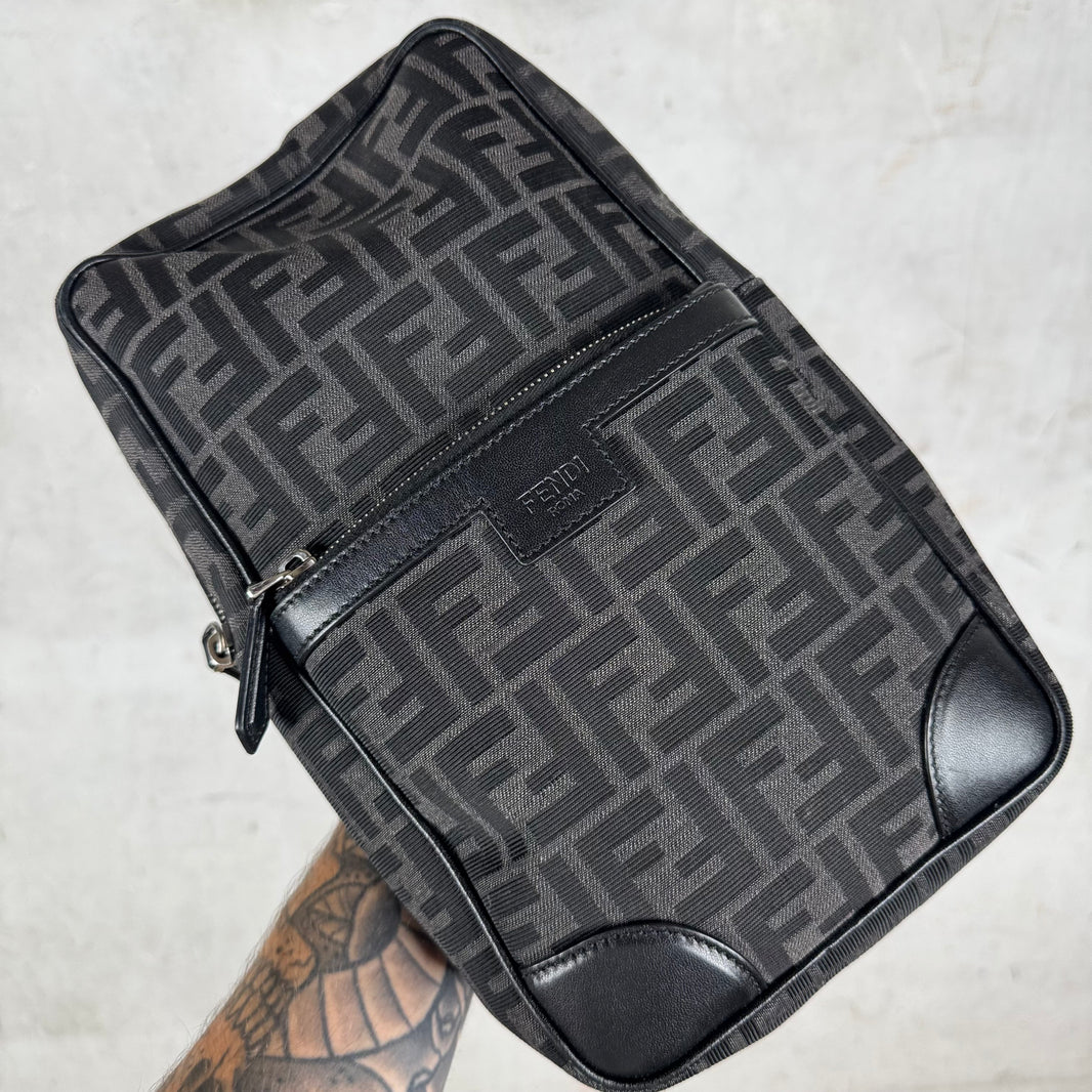 Fendi Canvas Zucca Sling Bag