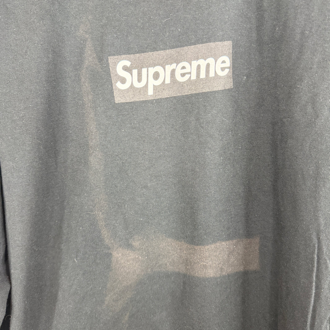 Supreme Black Box Logo LS Shirt