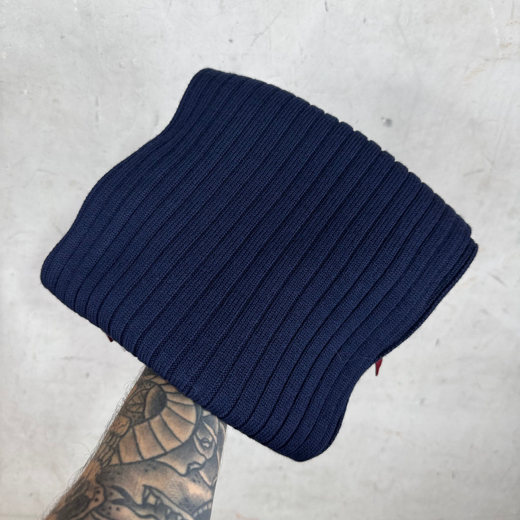 Gucci Navy Knitted Scarf