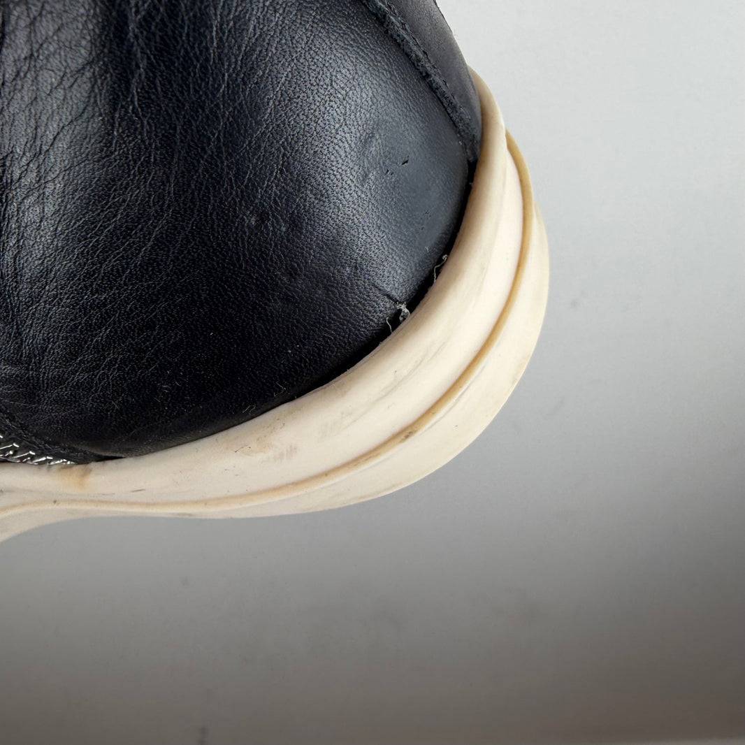 Rick Owens Leather Ramone Sneakers