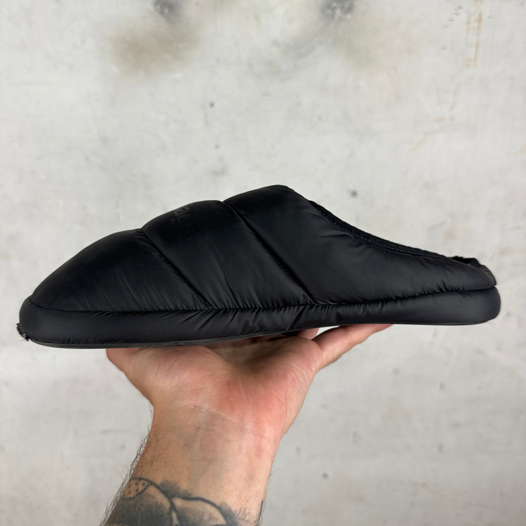 Balenciaga Padded Logo Mules