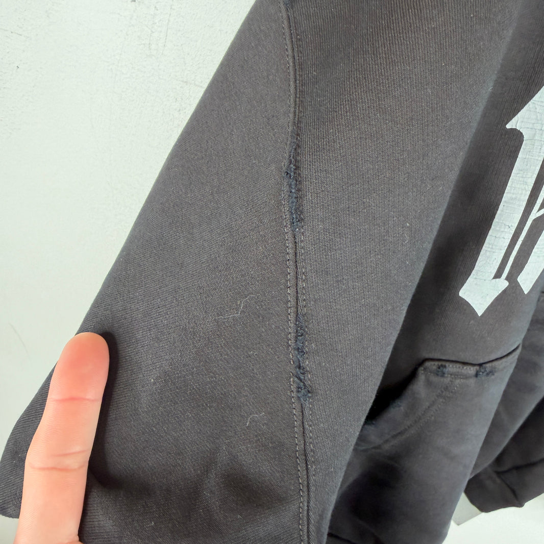 Balenciaga No Logo Black Hoodie