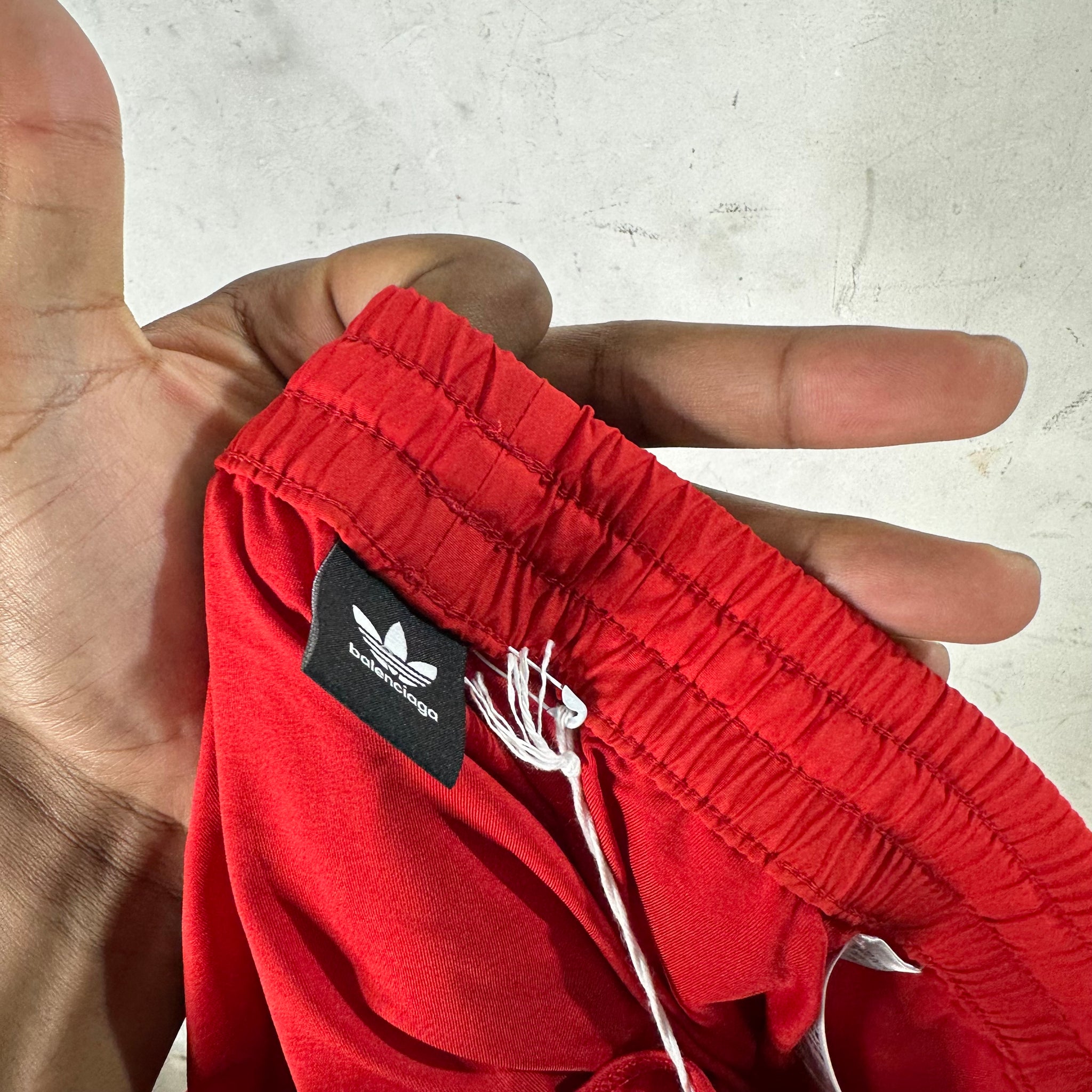 Balenciaga x Adidas Red Swim Trunks