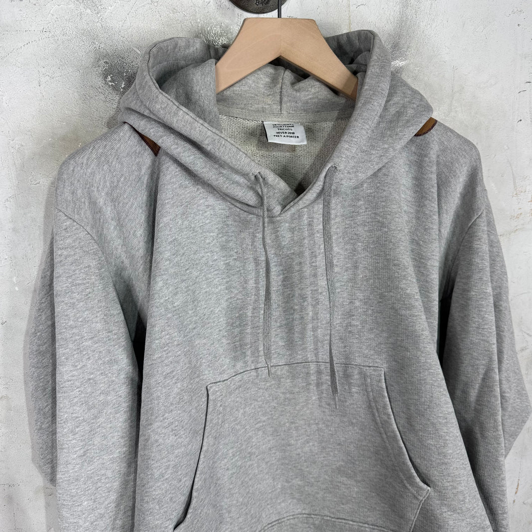 Vetements Hunchback Logo Hoodie
