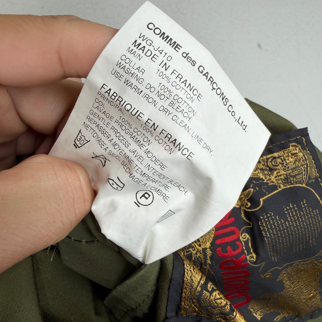 Junya Watanabe Olive Cord Collar Light Chore Jacket