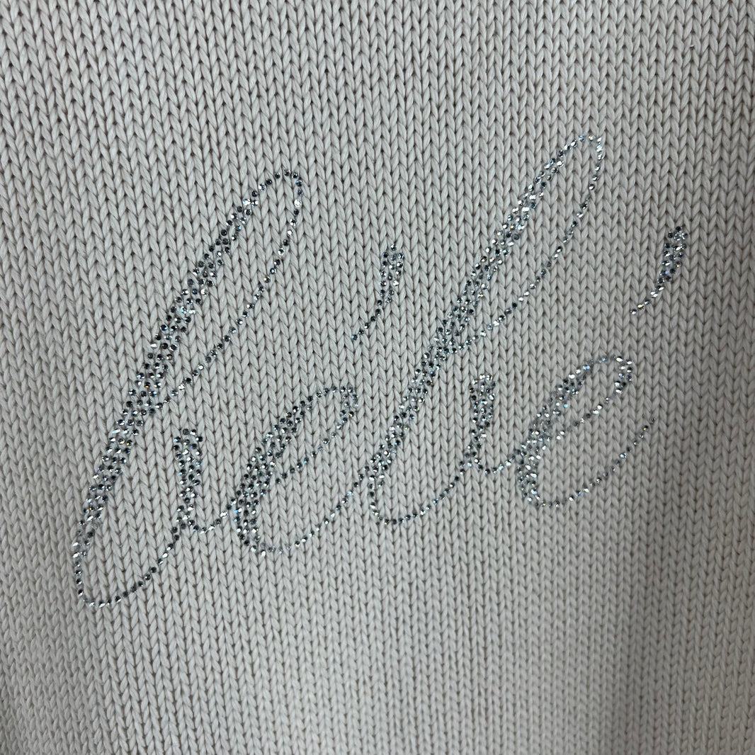 Balenciaga Bebe Crystal Knit Sweater
