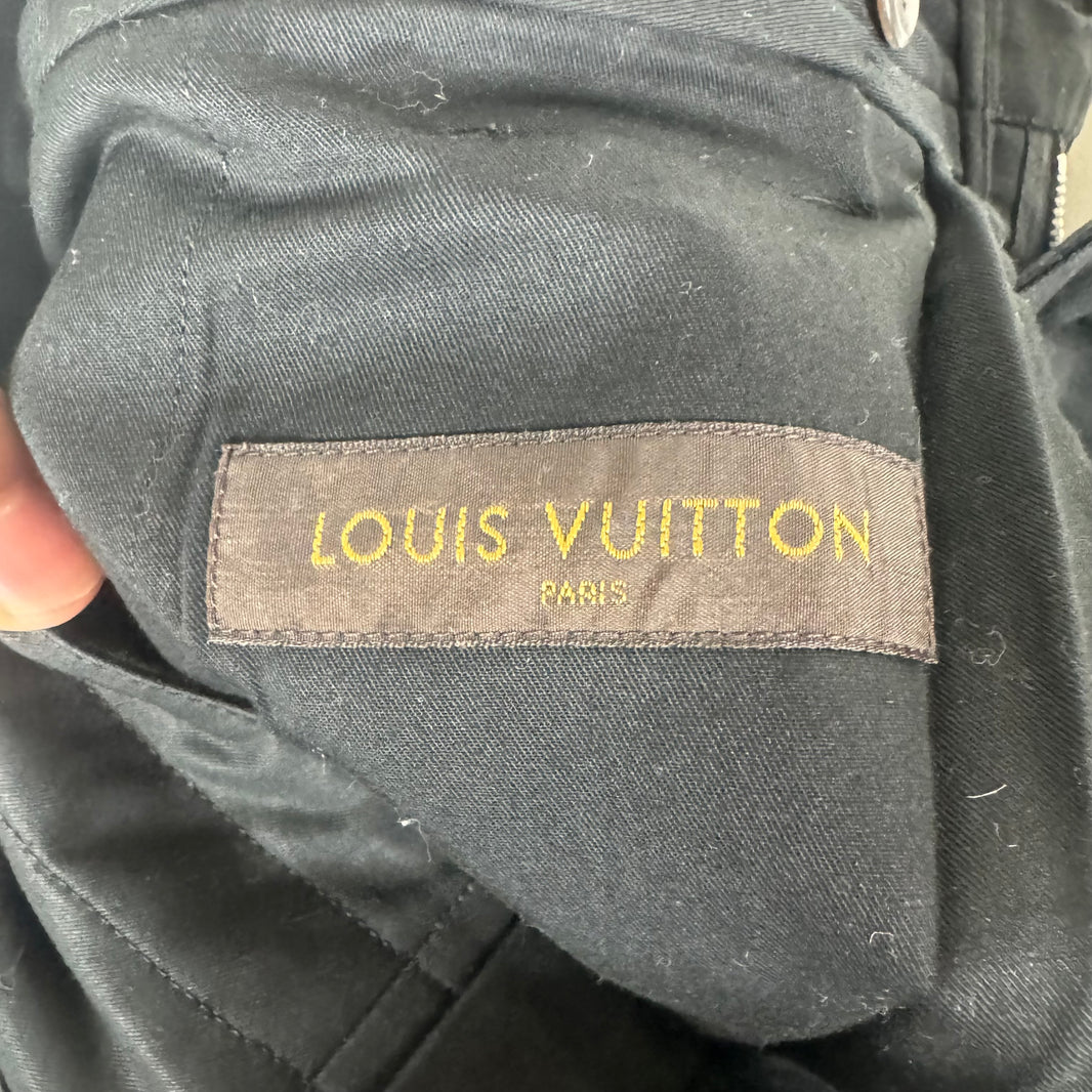 Louis Vuitton Black Back Zip Trousers