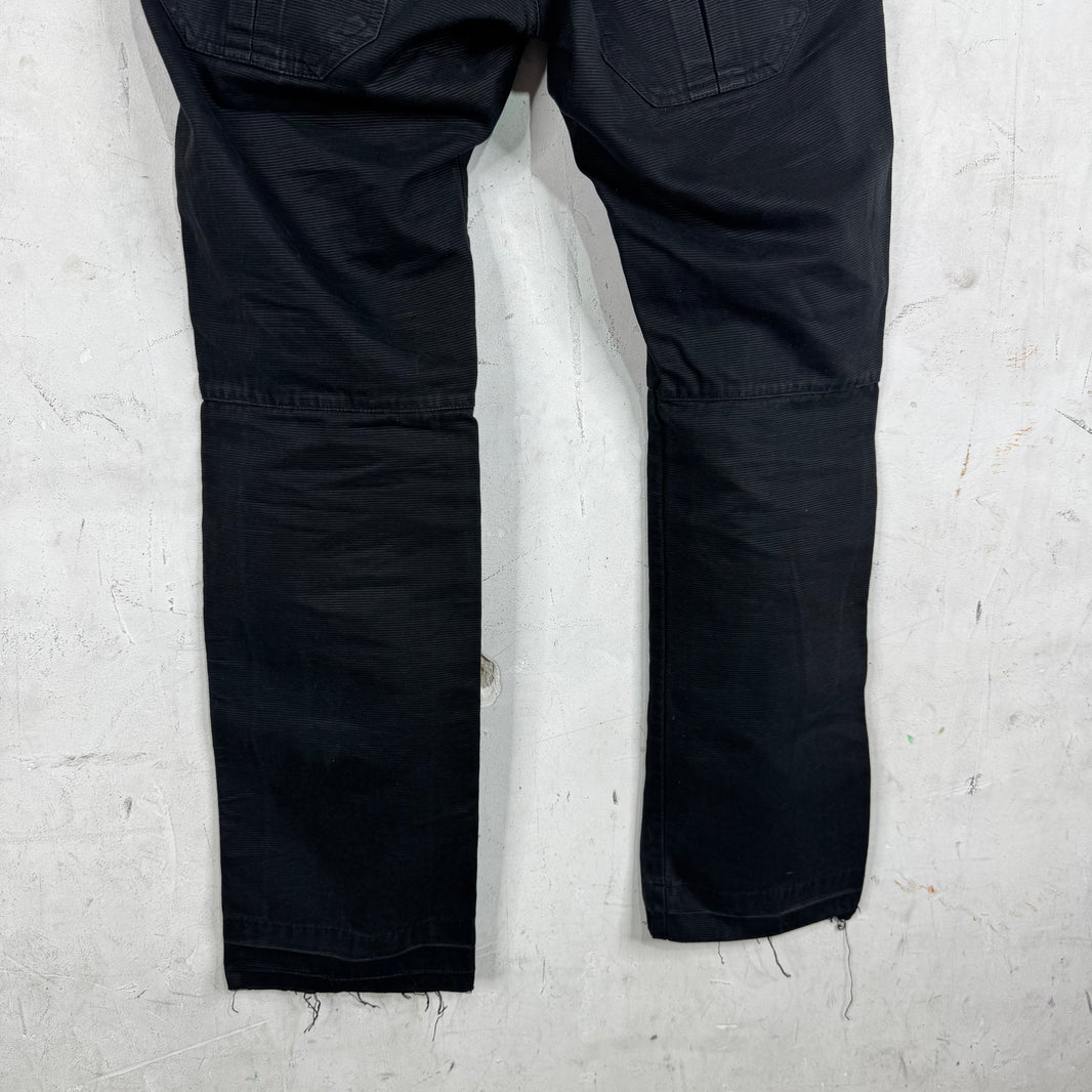 Armani Double Air-cut Zipper Pants