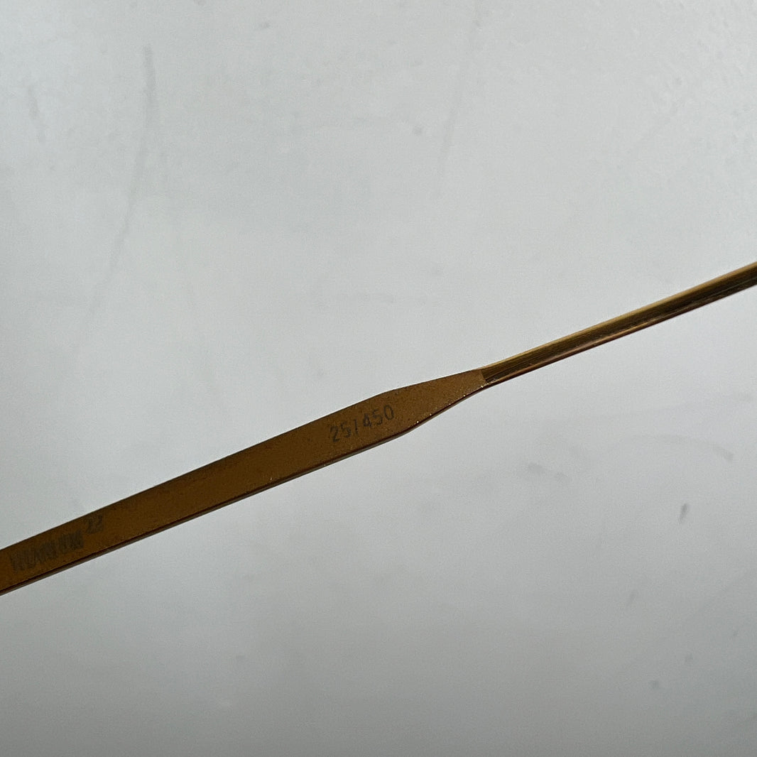 JMM Gold Wyatt Sunglasses