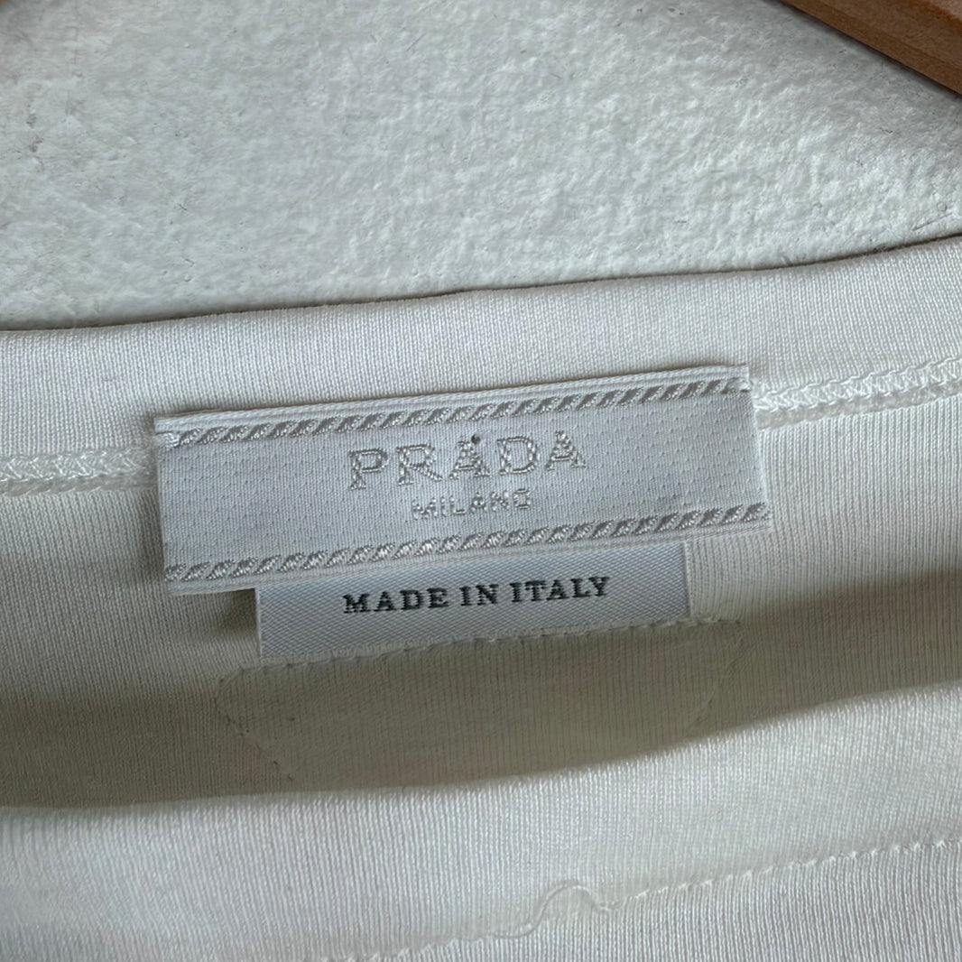 Prada Applique Patch L/S T-Shirt
