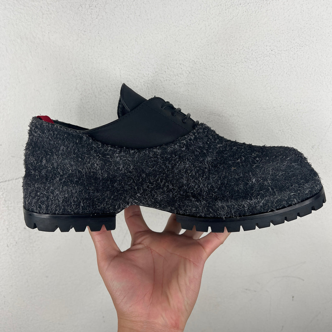424 Suede Wrap Covered Leather Derbys