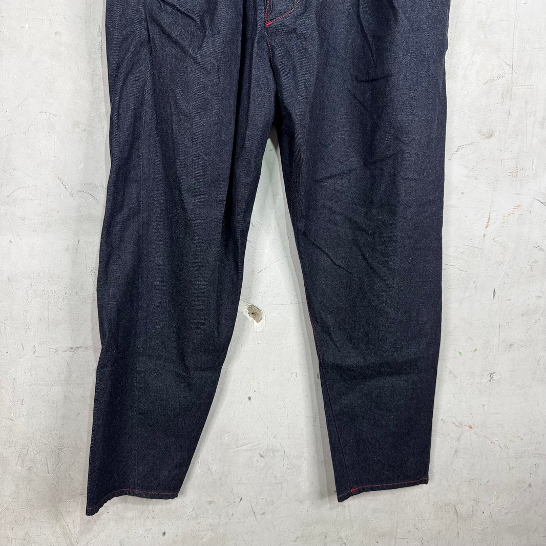 Vivienne Westwood Contrast Stitch Drunken Jeans