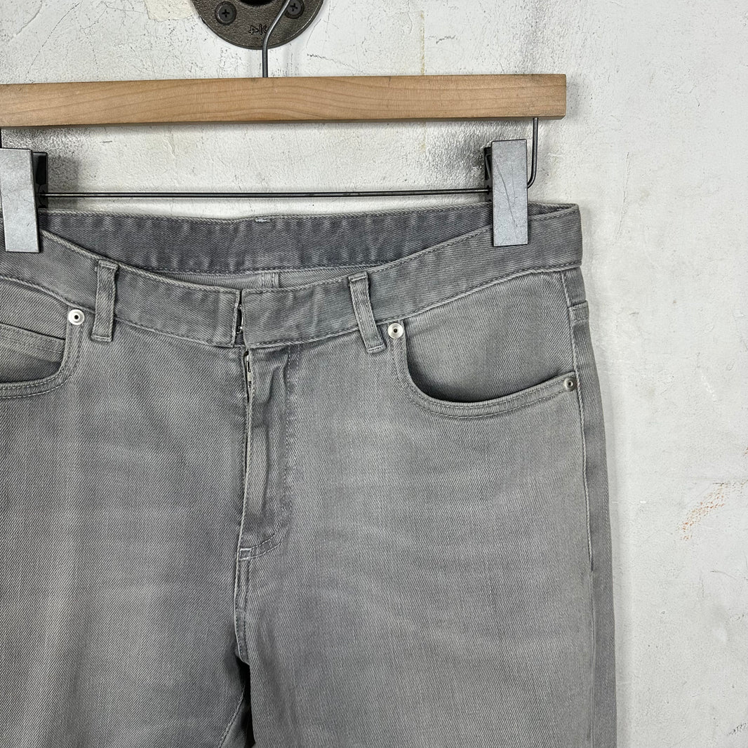 Margiela Gray Open Hem Jeans