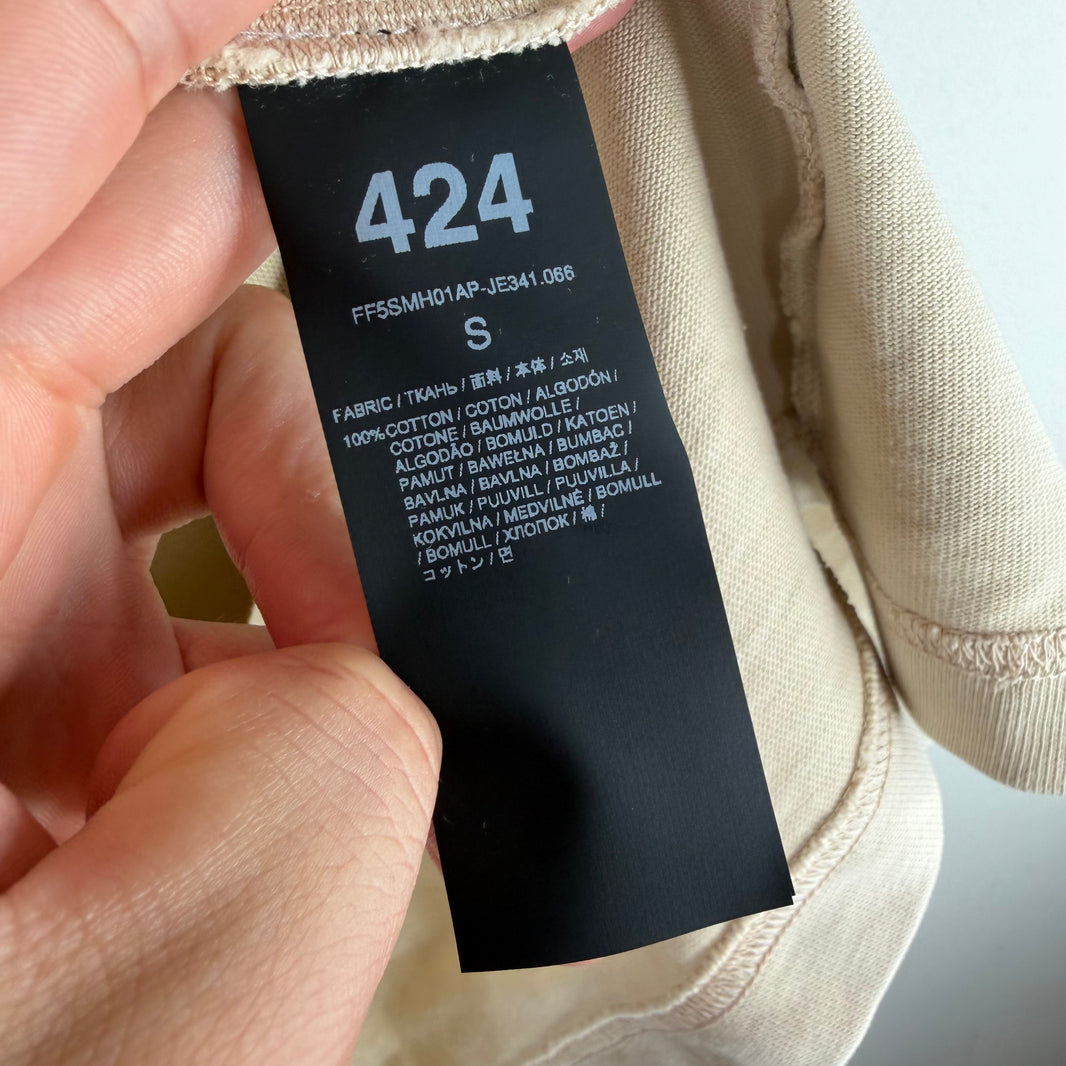 424 Beige Logo T-Shirt