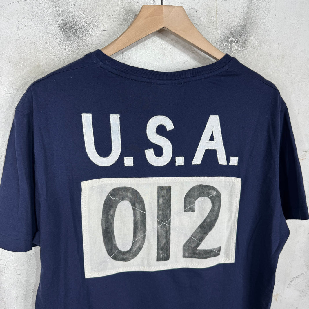 Ralph Lauren Big Pony Navy Embroidered T-Shirt