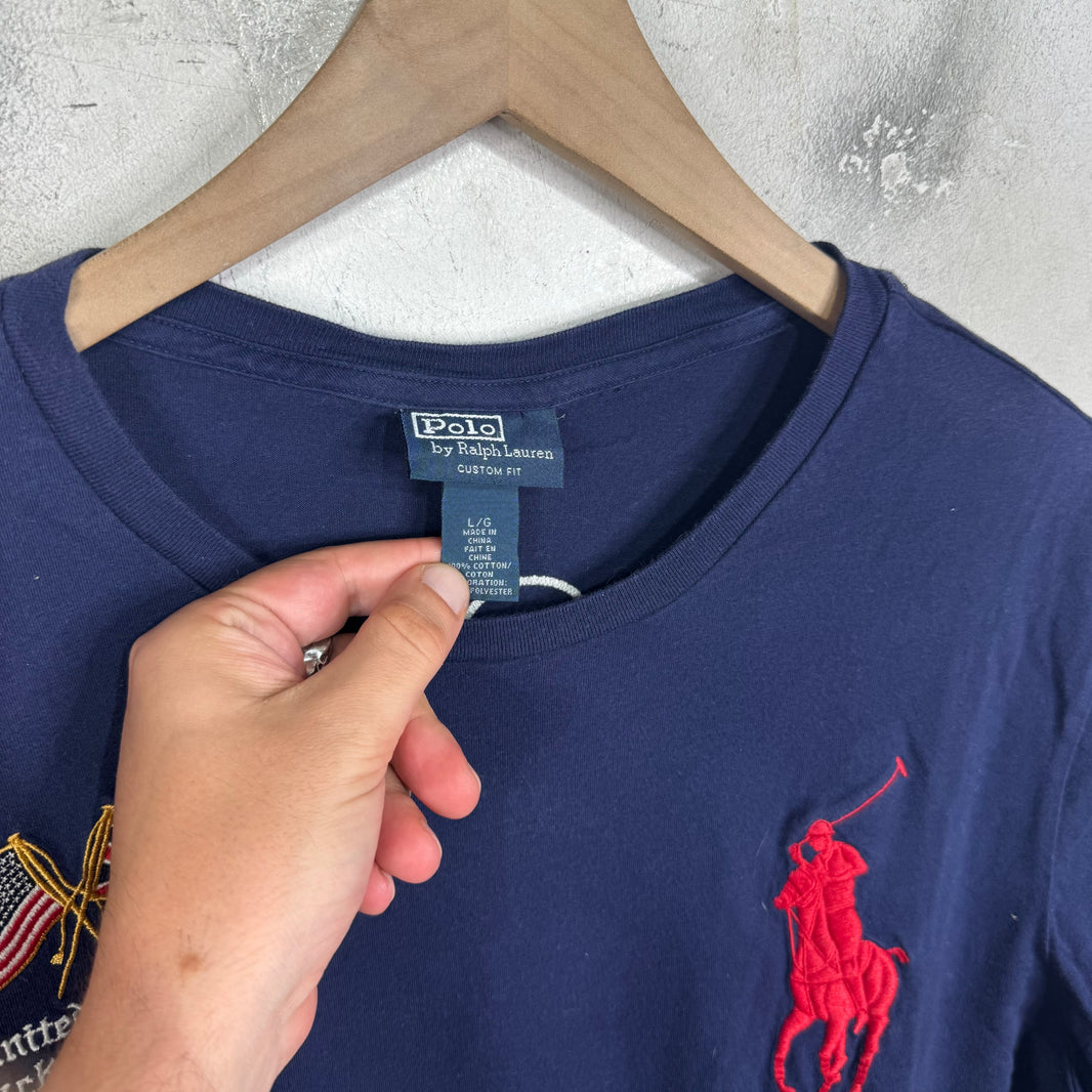 Ralph Lauren Navy US Crest Pony T-Shirt
