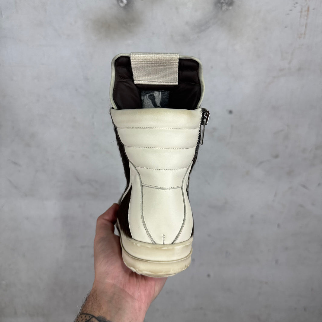 Rick Owens Brown Ponyhair Ramones
