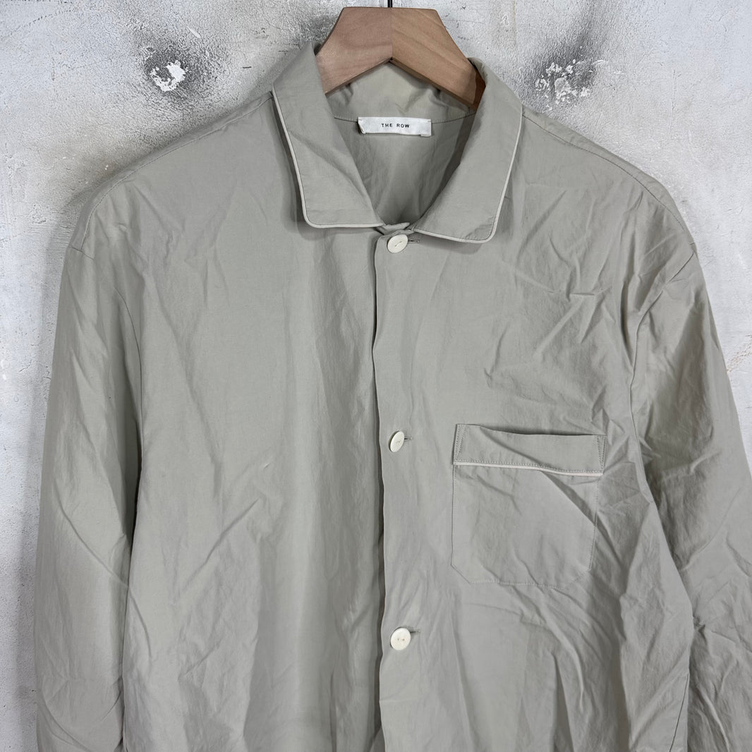 The Row Beige Pajama Shirt