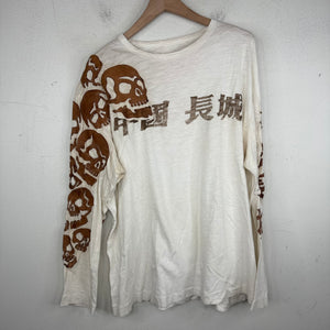 The Great China Wall Skull Patch LS Shirt