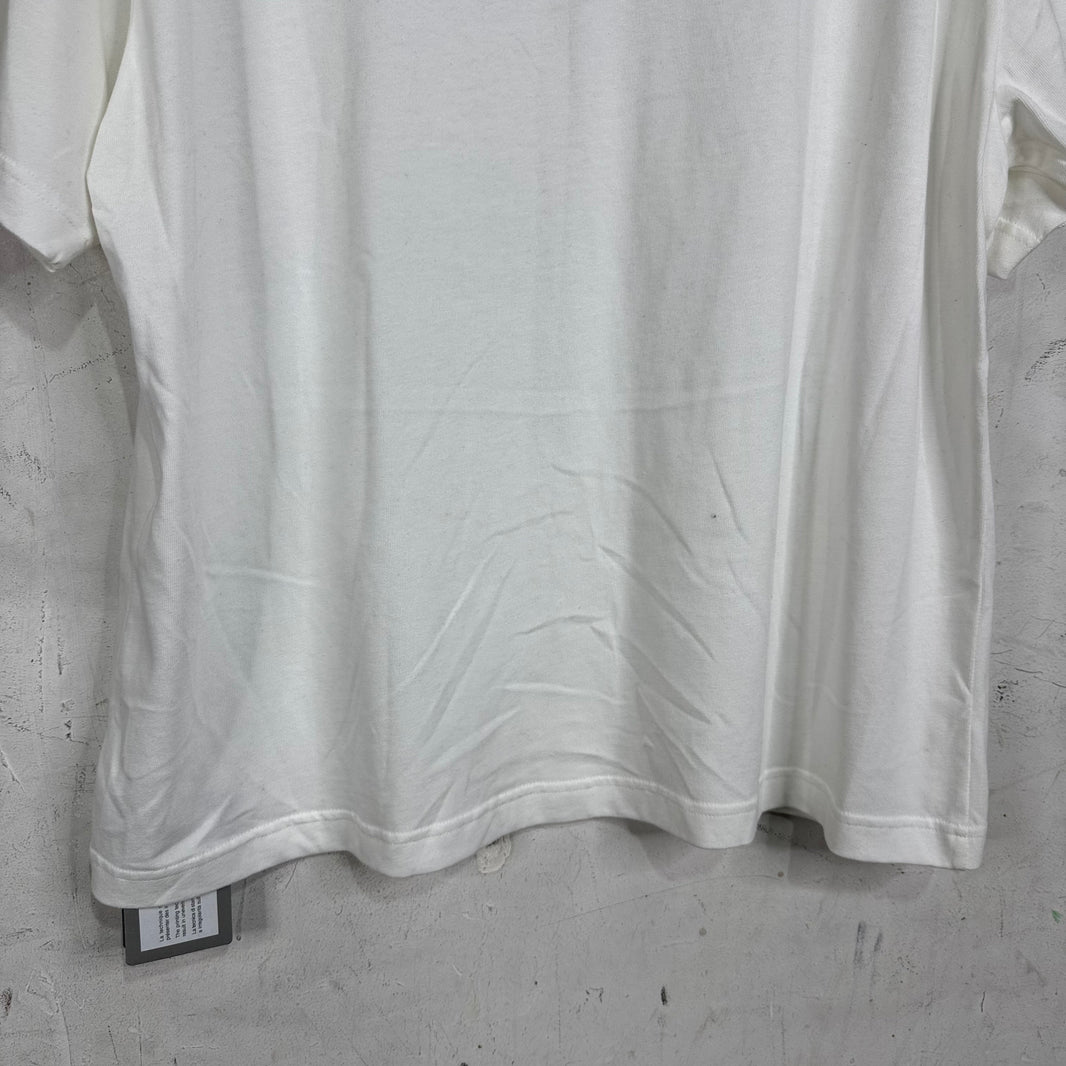 Balenciaga White Paris BB Crest T-Shirt