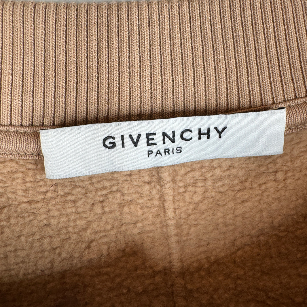 Givenchy Leather/Faux Fur Patch Sweater