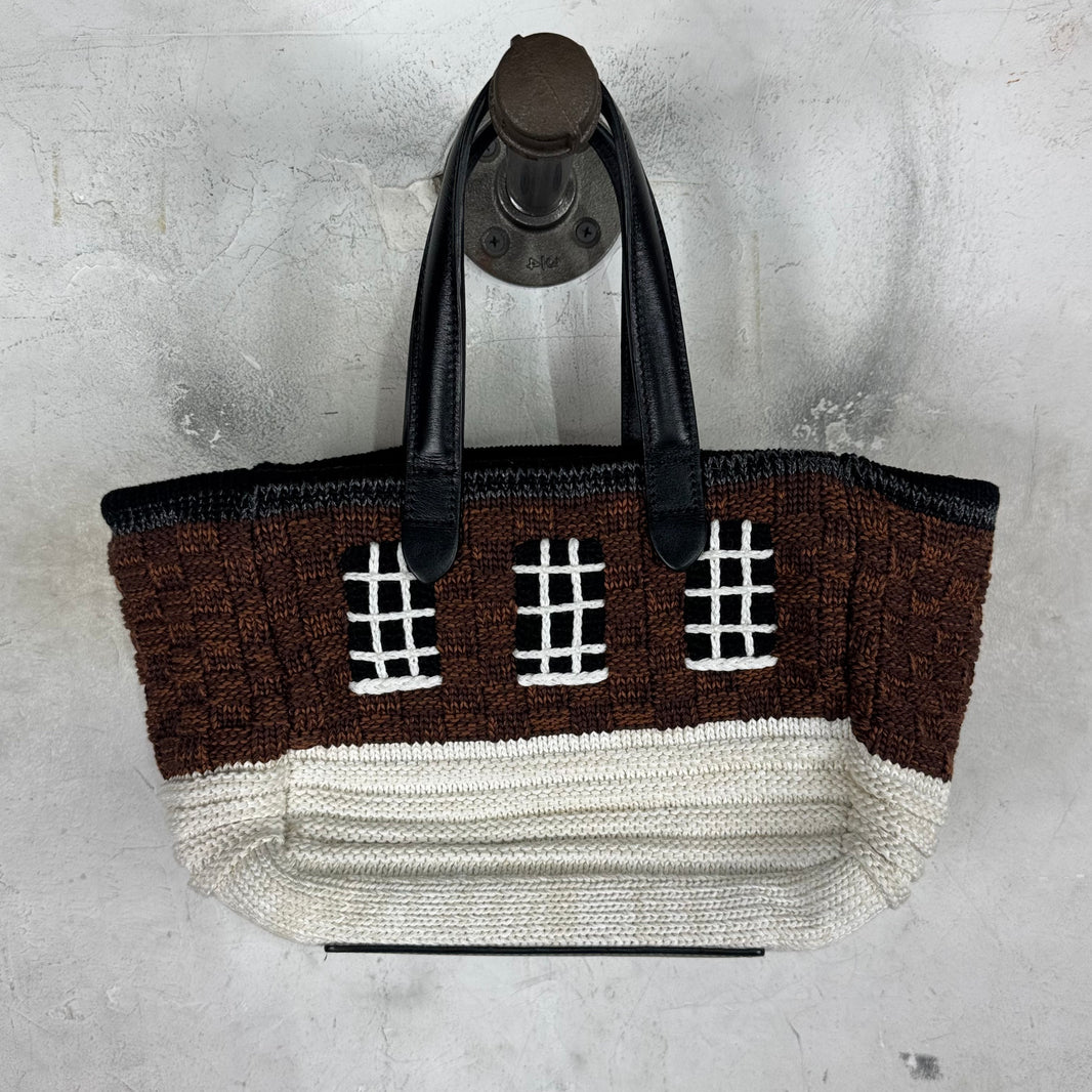 JWAnderson Knitted Mini House Tote Bag