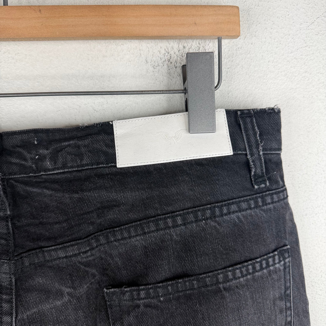 Alexander Digenova Black Distressed Jeans