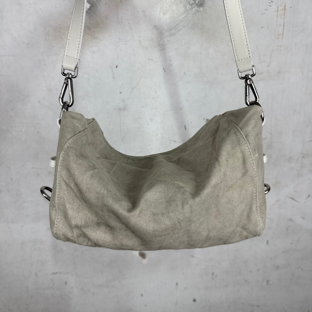 ERD Small Brass Handle Mail Canvas Bag