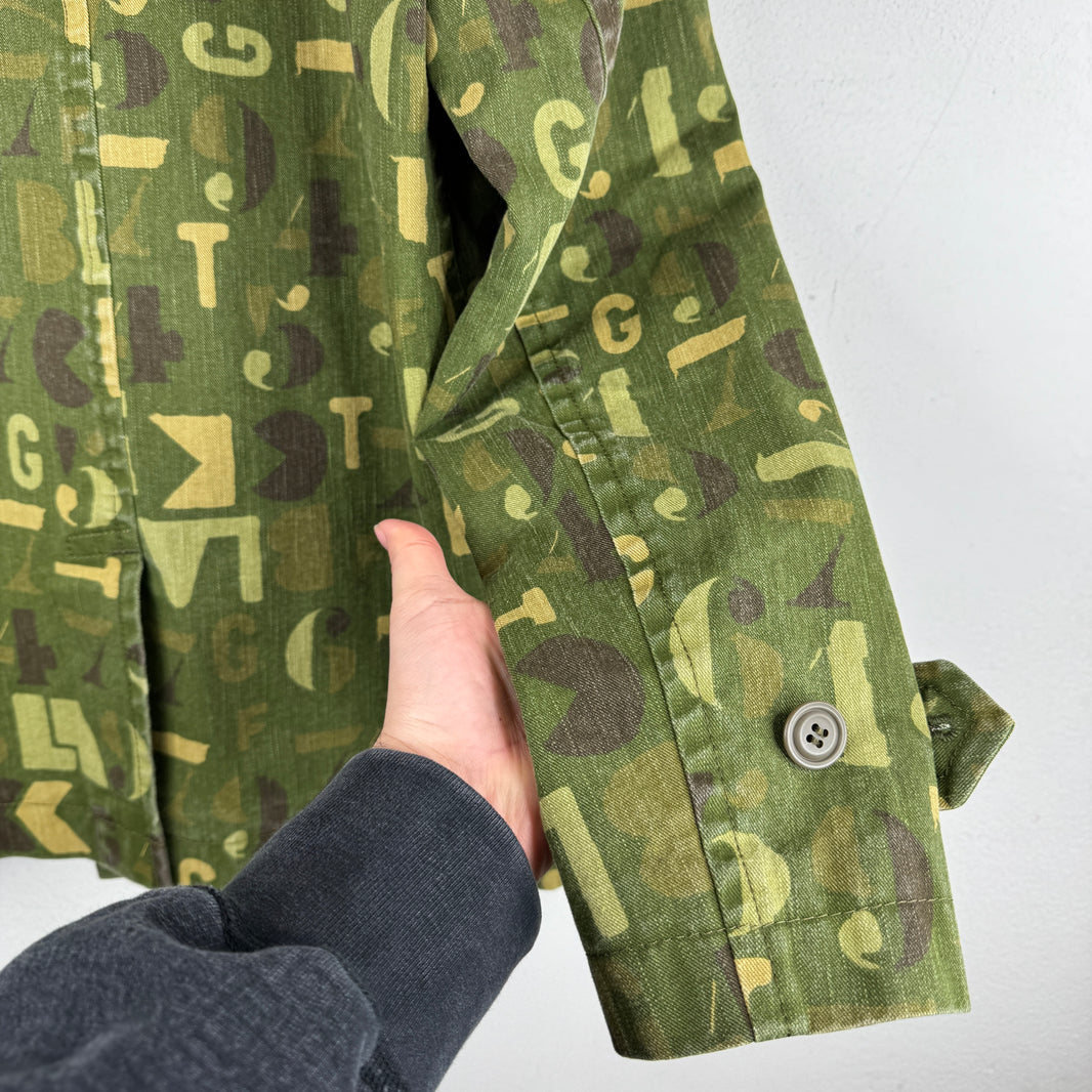 Comme Des Garcons Stencil Block Numbers Jacket