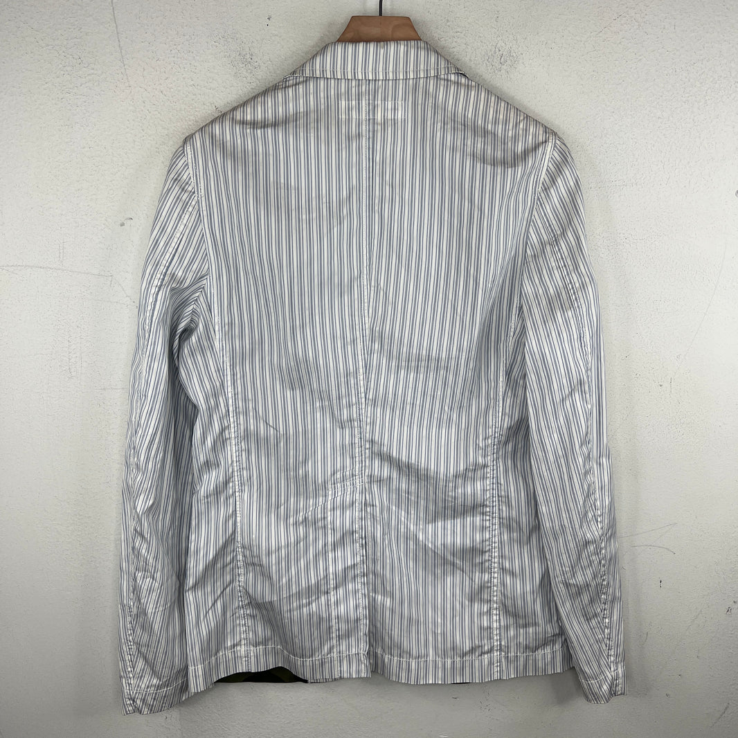 CDG Striped Camo Detail Lightweight Blazer
