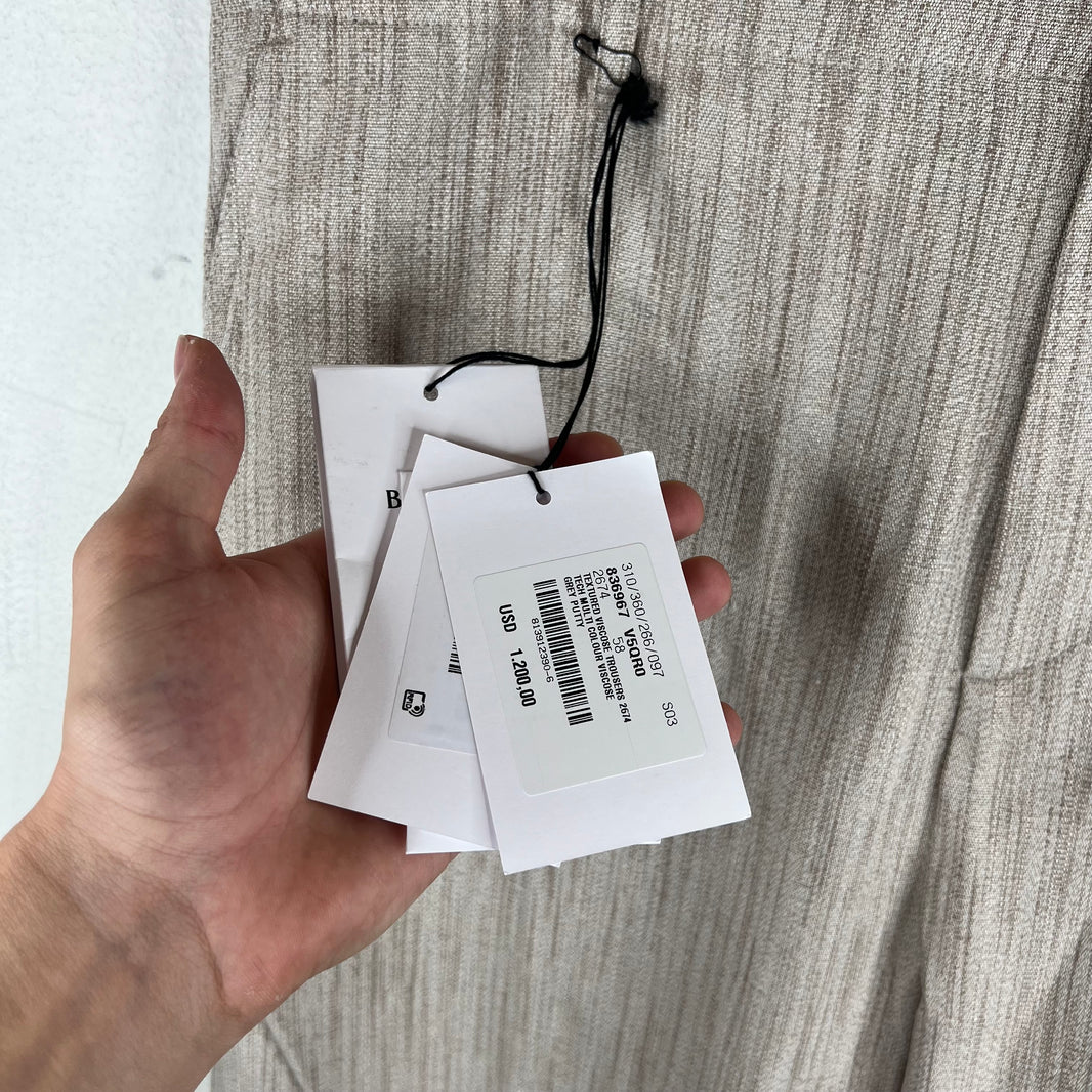 Bottega Veneta Viscose & Silk Pants