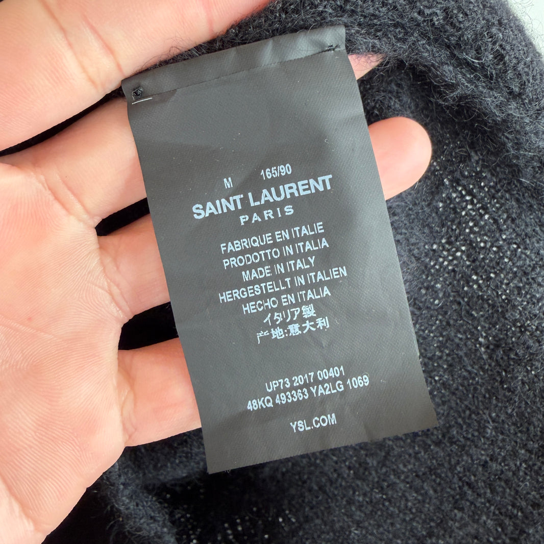 Saint Laurent Flamingo Knit Cardigan