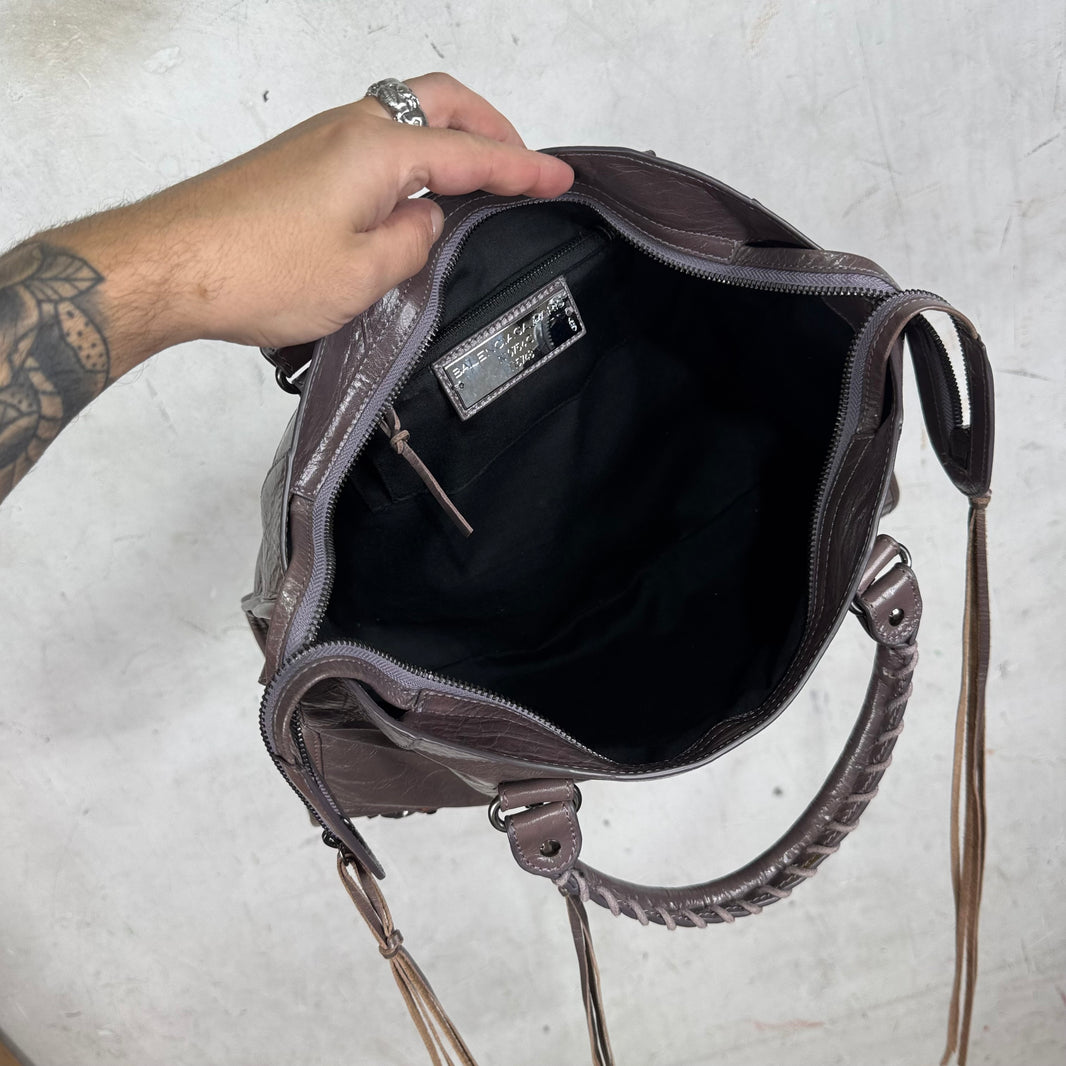 Balenciaga Purple City Bag