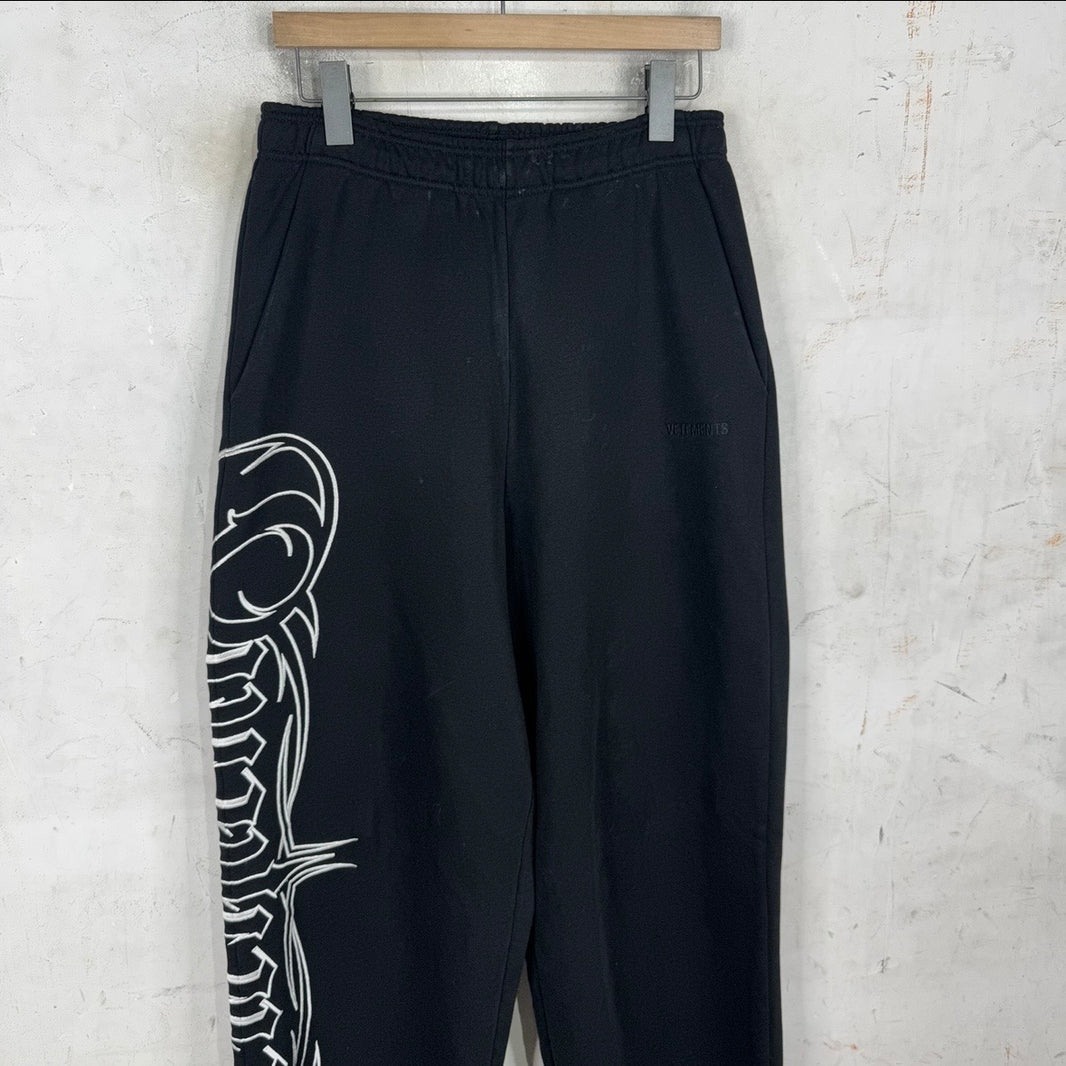 Vetements Gothic Metal Baggy Sweatpants