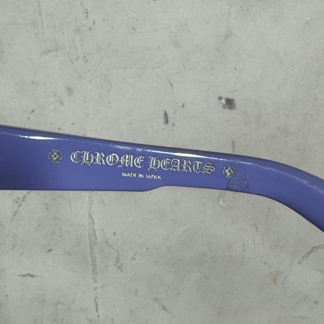 Chrome Hearts Purple Roller Glasses