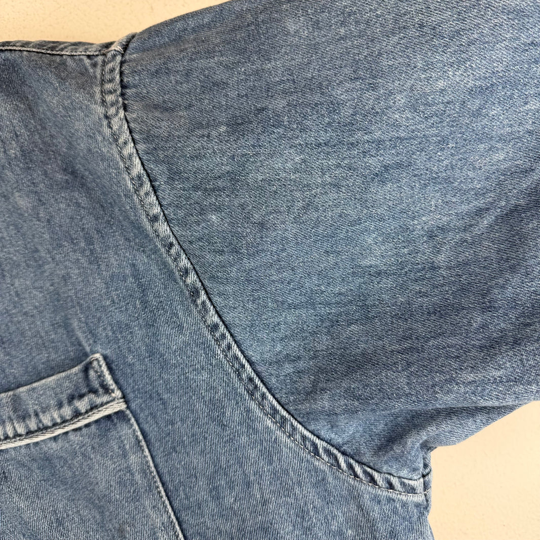 Marni Colorful Stitch Denim Shirt