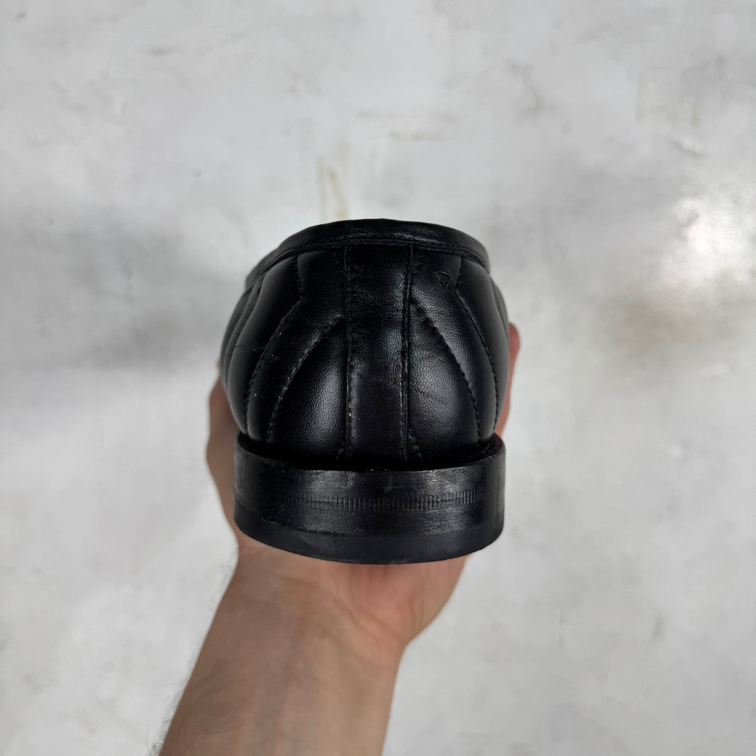 Gucci Quilted Interlock Logo Loafers