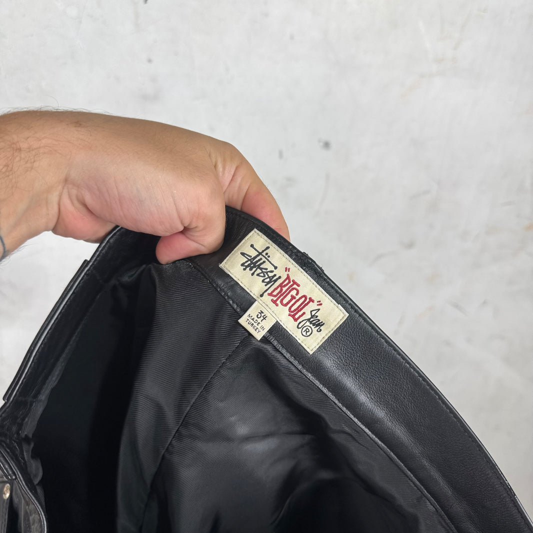 Stussy Soft Leather Shorts