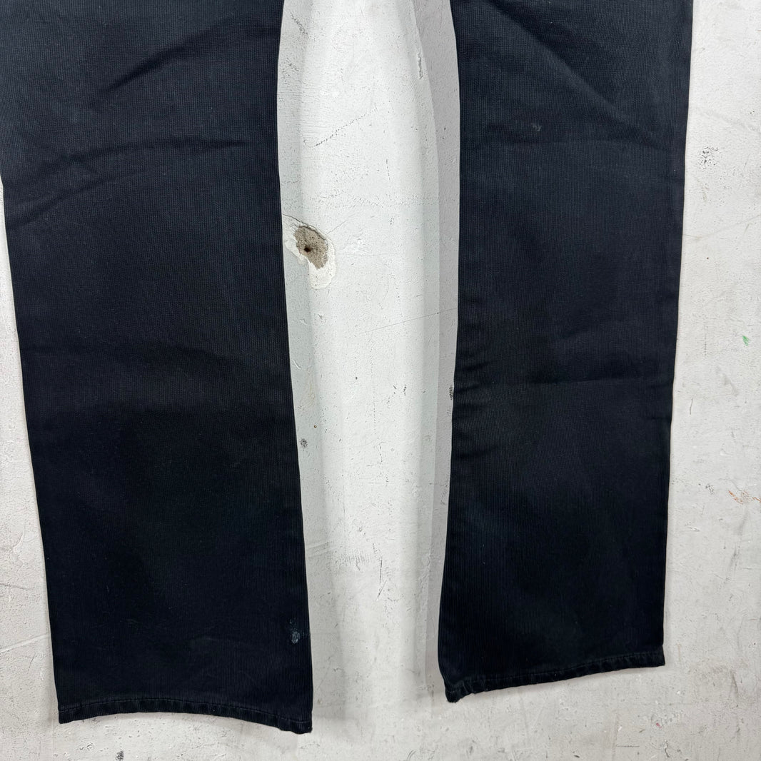 RRL Faded Black Canvas Pants