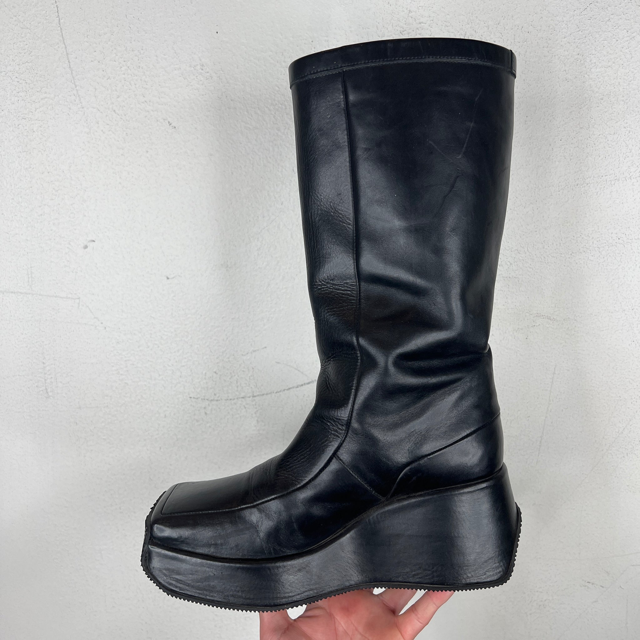 Raf Simons Square Riding Boots