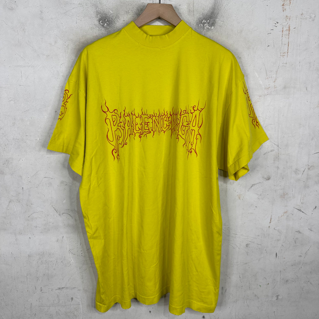 Balenciaga Yellow Darkwave T-Shirt