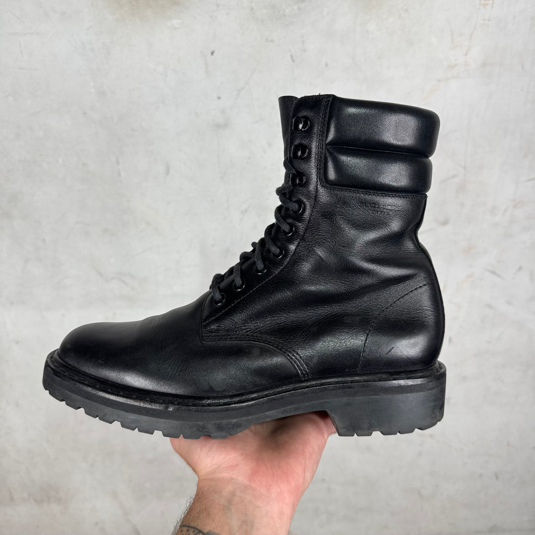 Saint Laurent Black Army Boots