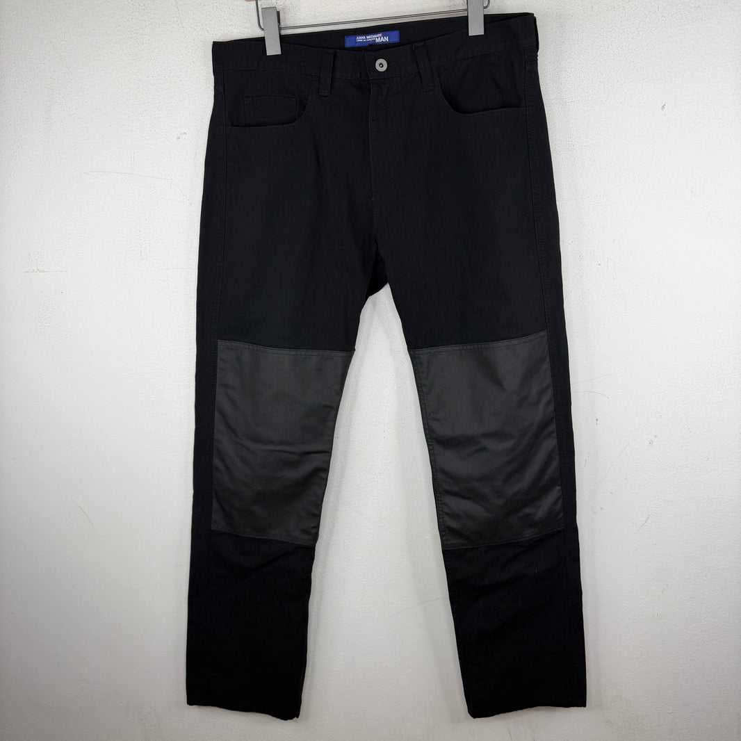 Junya Watanabe Black Ripstop Knee Patch Trousers