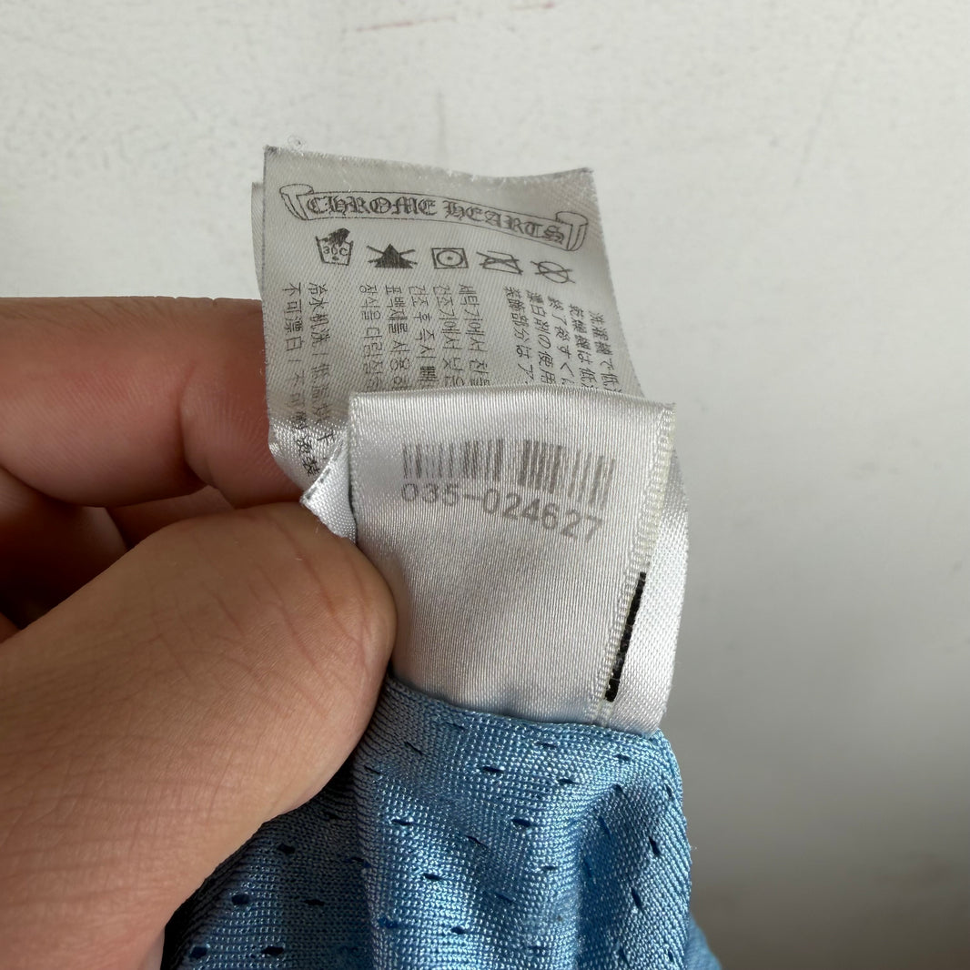 Chrome Hearts Blue Stadium Shorts