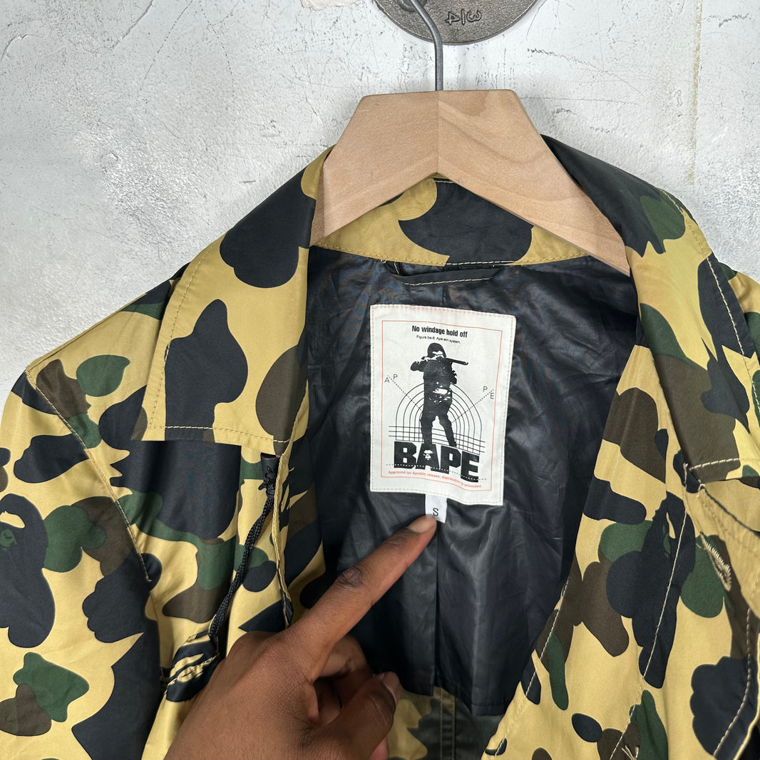 A Bathing Ape Packable Nylon Trenchcoat
