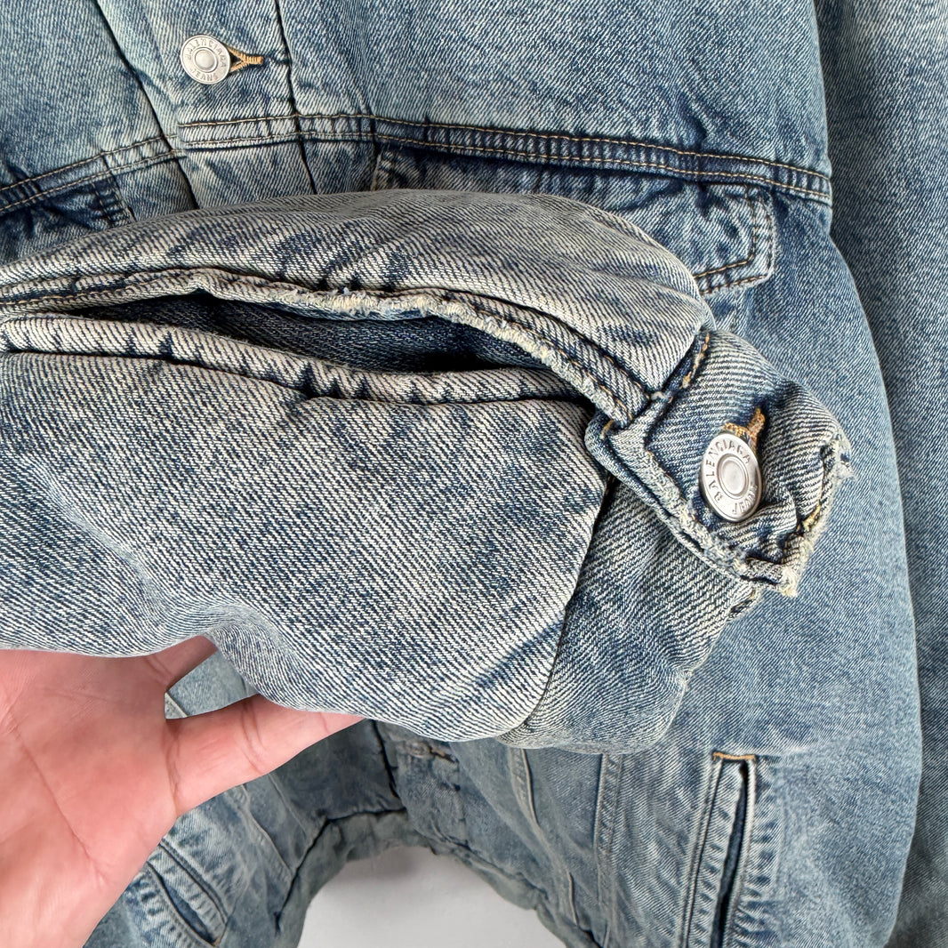 Balenciaga Denim Puffer Jacket